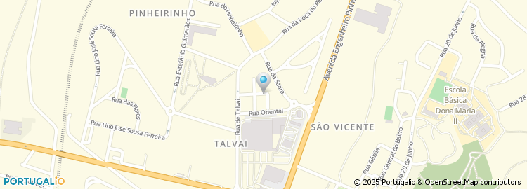 Mapa de Hipermercado de Alcatifas e Decoração J Neiva, Lda