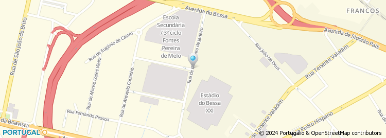 Mapa de Holmes Place, Boavista-Porto