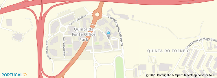 Mapa de Holmes Place, Quinta da Fonte