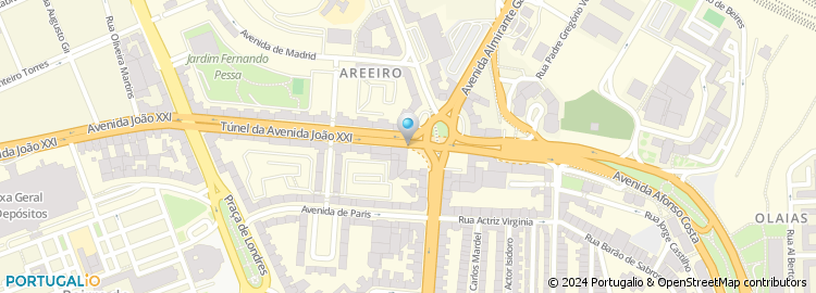 Mapa de Homenet - Arquipraedia Lisboa