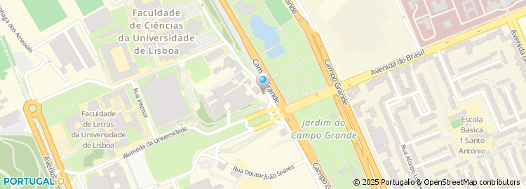 Mapa de Horto do Campo Grande, SA