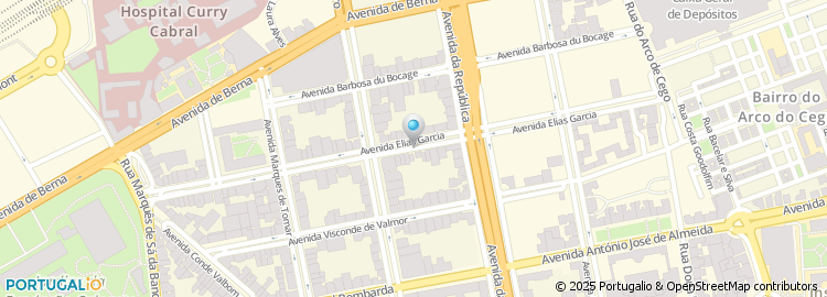 Mapa de Hospital da Barra,, SA