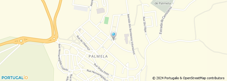 Mapa de Hospital de Palmela
