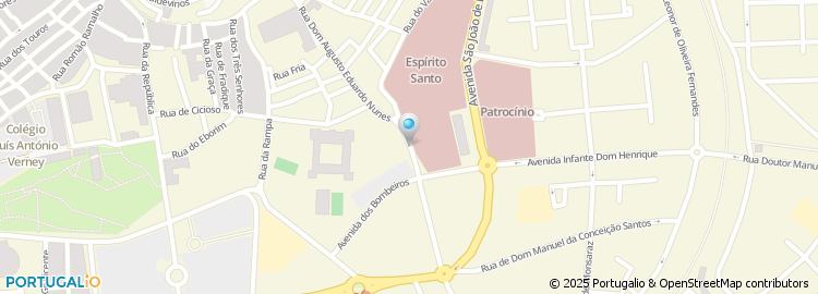 Mapa de Hospital Espirito Santo de evora