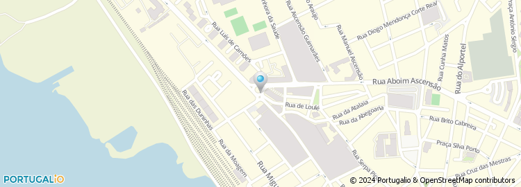 Mapa de Hospital Lusíadas, Faro