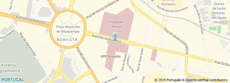 Mapa de Hospital Lusíadas, Porto