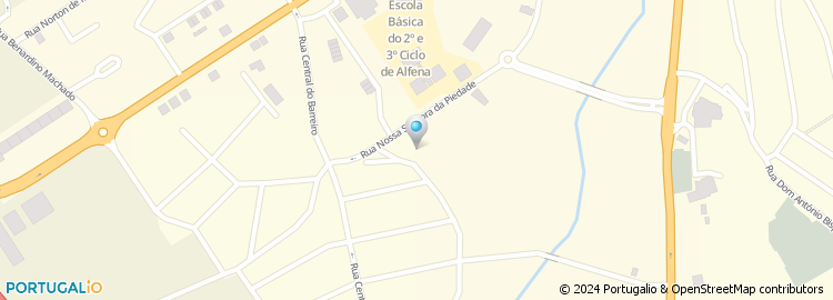 Mapa de Hospital Privado de Alfena