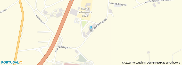Mapa de Hospital Privado de Braga