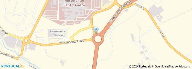 Mapa de Hospital Santo Andre, Sa