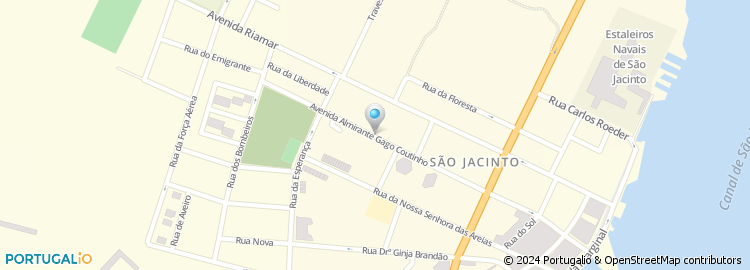 Mapa de Hospital Veterinario - Policlinica Pecuaria Central de Aveiro, Lda