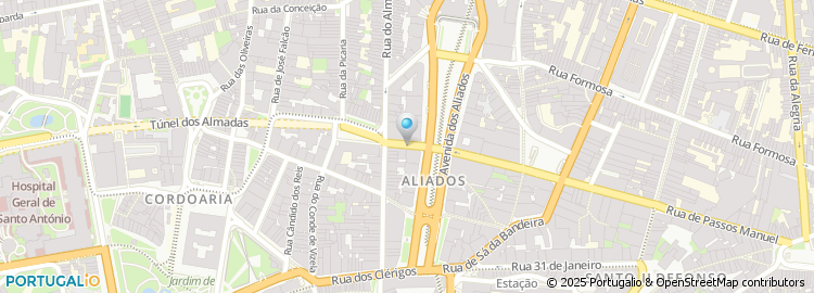 Mapa de Hotel Aliados