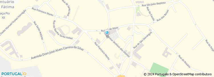 Mapa de Hotel Aparições de Fátima, Lda