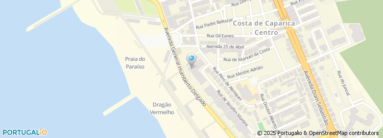 Mapa de Hotel Costa da Caparica