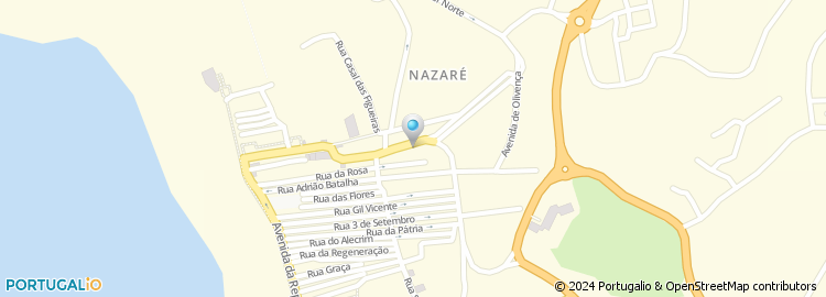 Mapa de Hotel da Nazaré