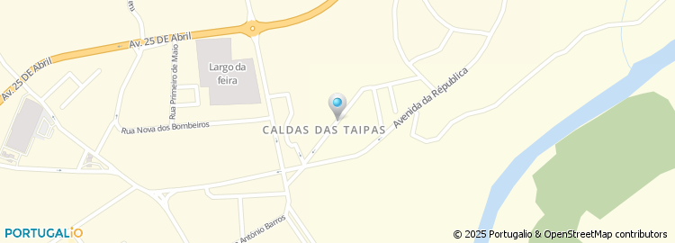 Mapa de Hotel das Taipas