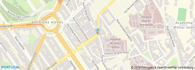 Mapa de Hotel Dom Carlos Liberty