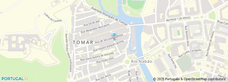 Mapa de Hotel dos Templarios