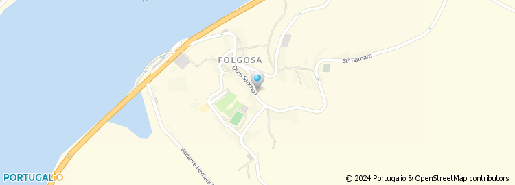 Mapa de Hotel Folgosa Douro