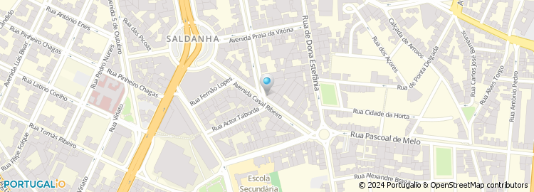Mapa de Hotel Ibis Lisboa Saldanha