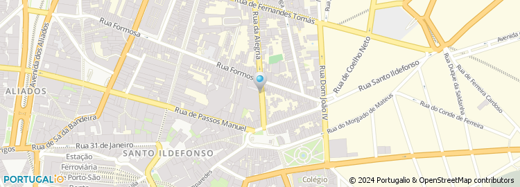 Mapa de Hotel Ibis Porto Centro