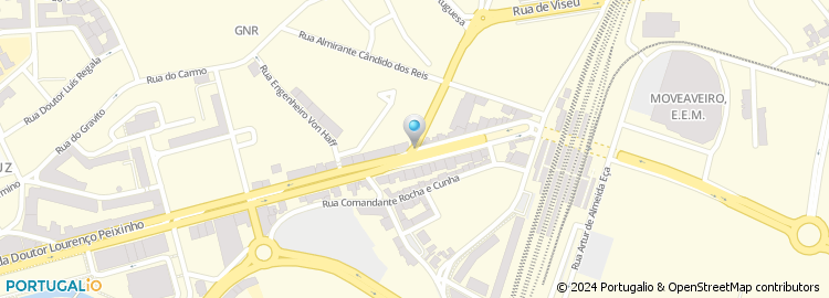 Mapa de Hotel Mercure Aveiro