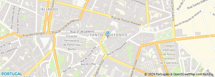 Mapa de Hotel Mercure Porto Batalha
