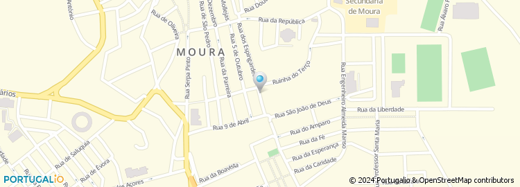 Mapa de Hotel Moura