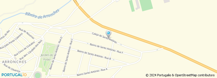 Mapa de Hotel Rural Santo António