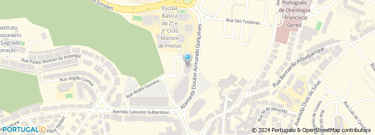 Mapa de Hotel Tryp Coimbra
