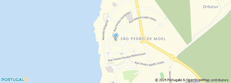 Mapa de Hotel - São Pedro de Moel, Lda
