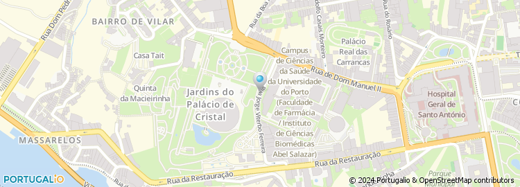 Mapa de ICBAS - Instituto de Ciências Biomédicas Abel Salazar da Universidade do Porto