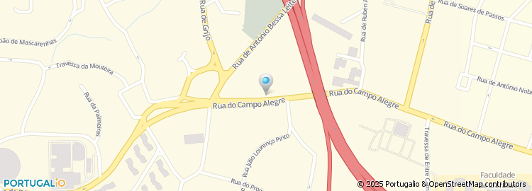 Mapa de Igreja Metodista do Lordelo