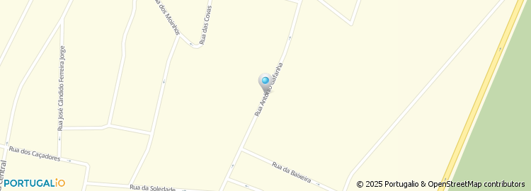 Mapa de Rua António Gafanha