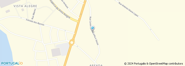 Mapa de Rua Conselheiro Cunha e Sousa