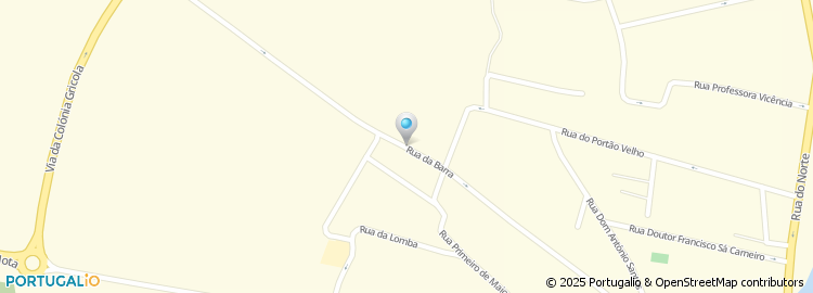 Mapa de Rua da Barra