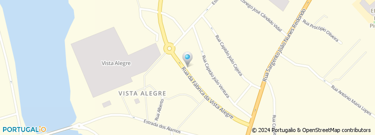 Mapa de Rua da Fábrica da Vista Alegre
