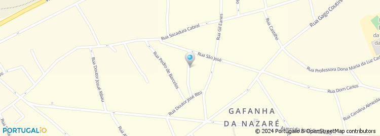 Mapa de Rua de Bartolomeu Dias