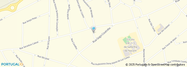 Mapa de Rua de São Mateus