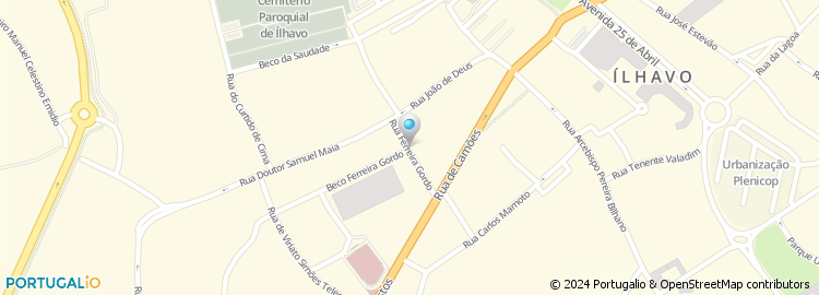 Mapa de Rua Ferreira Gordo