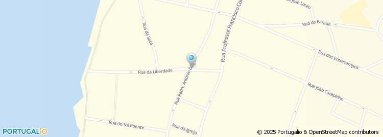 Mapa de Rua Padre António Diogo