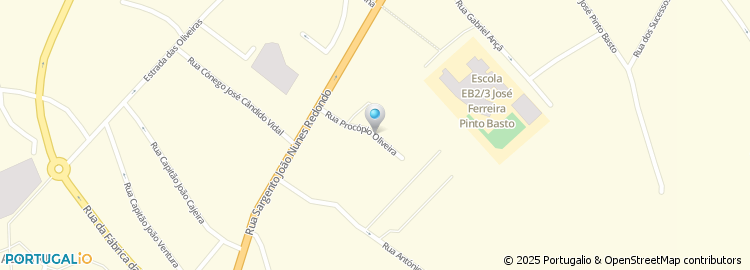 Mapa de Rua Procópio de Oliveira