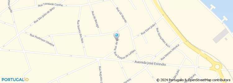 Mapa de Travessa da Rua de São Rui