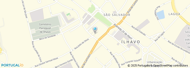 Mapa de Travessa de O Ilhavense