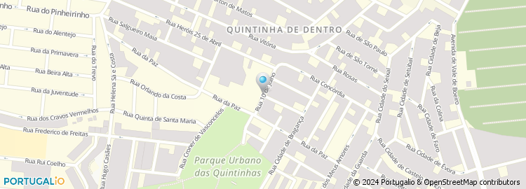 Mapa de Inácio Mendes Cardoso, Unipessoal Lda
