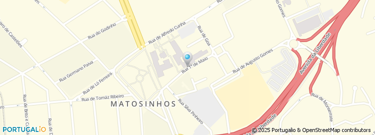 Mapa de Indaqua Matosinhos - Gestão de Águas de Matosinhos S.a.