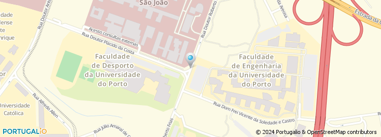 Mapa de Inesc Porto - Instituto Engenharia de Sistemas e Computadores do Porto