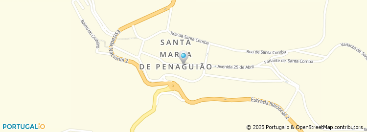 Mapa de Inforpenaguião - Contabilidade Informatizada, Lda