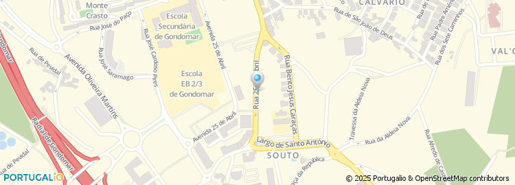 Mapa de Inst. Beleza Dina Neves