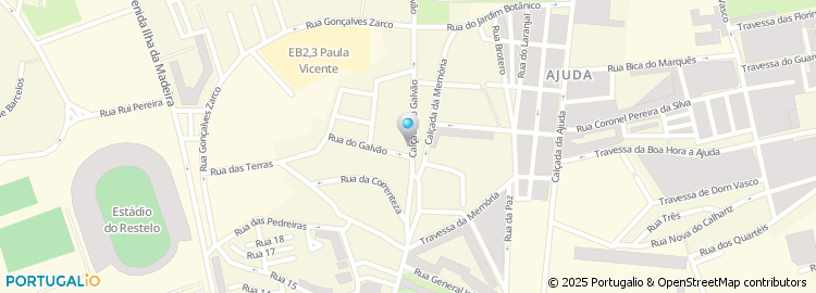 Mapa de Inst. de Beleza Betty
