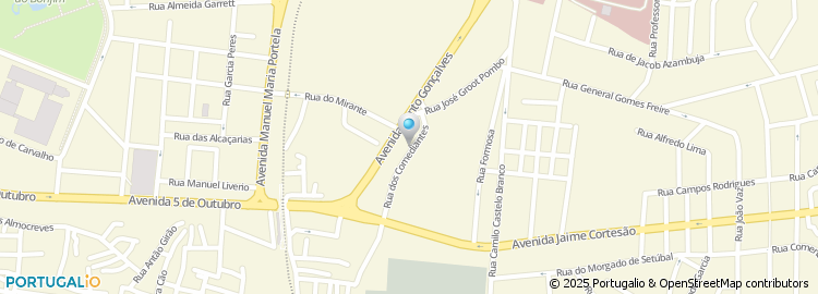 Mapa de Inst. de Cardiologia de Setubal, Lda